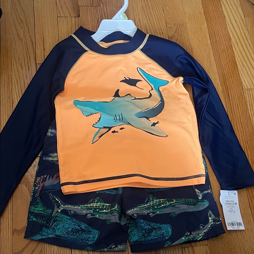 4T Kids Shark Swim Set